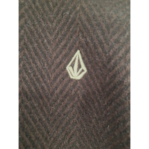 Volcom Womens Out Of Bounds Peacoat XS Wool Blend Brown - Picture 5 of 7